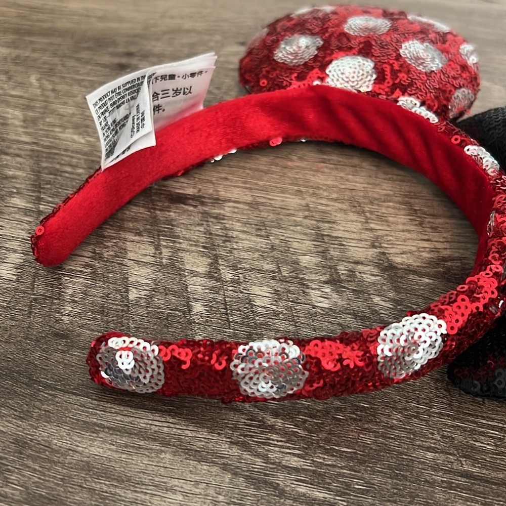 Disney Parks Minnie Mouse Sequin Ear Headband (2018) Adult - Picture 6 of 8